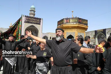 عزاداری روز ۲۸ صفر در حرم مطهر رضوی