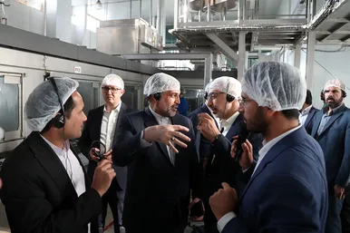 بازدید رییس سازمان بورس و ارواق بهادار از چند واحد صنعتی در مشهد