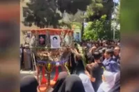 گلباران محل شهادت شهید آمر به معروف در سبزوار + فیلم
