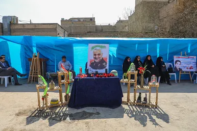مراسم کلنگ‌زنی احداث 105 کلاس آموزشی در حاشیه شهر