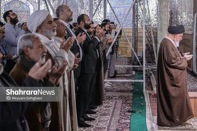 گزارش تصویری | اقامه نماز عید سعید قربان در حرم مطهر رضوی