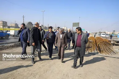گزارش تصویری | بازدید شهردار مشهد از کارخانه‌های تولید آسفالت و بتن شهید مجیدی و پروژه احداث دوربرگردان غیرهم‌سطح شرقی ابوطالب