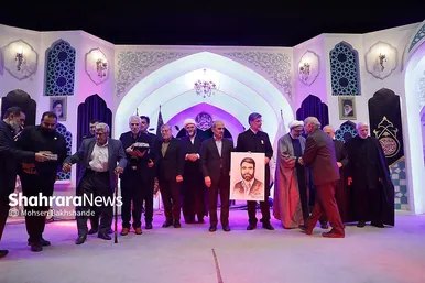 گزارش تصویری | اختتامیه بیست‌ودومین اجلاسیه بین‌المللی پیرغلامان حسینی در حرم مطهر رضوی