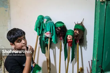 مراسم عزاداری روز دوازدهم محرم در حسینیه کرمانی‌های مشهد