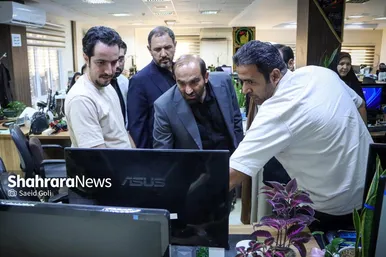 گزارش تصویری | بازدید جمعی از اعضای شورای شهر از موسسه شهرآرا به مناسبت روز خبرنگار