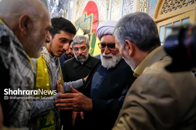 گزارش تصویری | وداع با پیکر مطهر بانوی شهیده معصومه کرباسی در حرم مطهر رضوی - مشهد