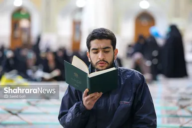 مراسم ترتیل‌خوانی قرآن کریم در حرم مطهر رضوی