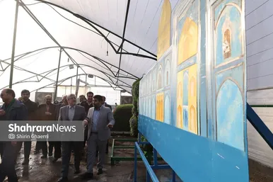 گزارش تصویری | بازدید از مرکز تولیدات سازمان پارک‌ها و فضای سبز