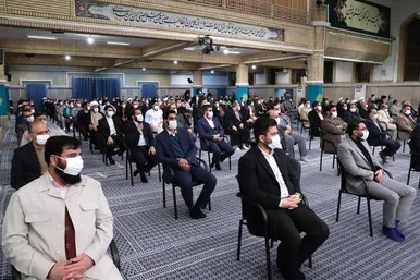 دیدار مداحان اهل‌بیت (علیهم السلام) با رهبر معظم انقلاب