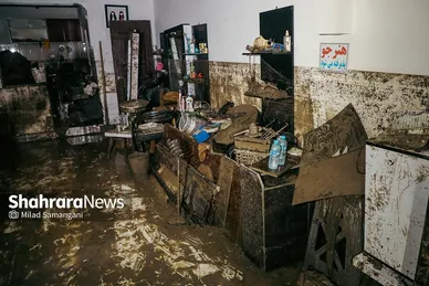 تصاویری از خانه‌های سیل‌زده در محله سیدی مشهد (۲۶ اردیبهشت ۱۴۰۳)