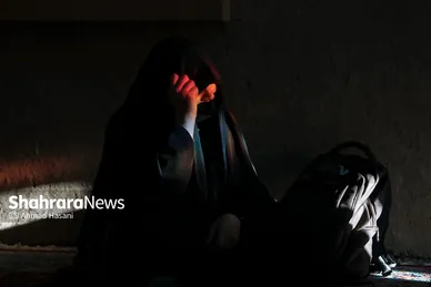 مراسم وداع با پیکر شهید مدافع حرم، محمد رضا بیات