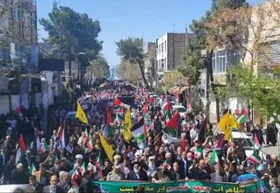 راهپیمایی مردم ایران در حمایت از عملیات &laquo;وعده صادق&raquo;