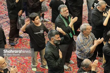 گزارش تصویری | تعزیه دوازدهم محرم در حسینیه کرمانی های مشهد
