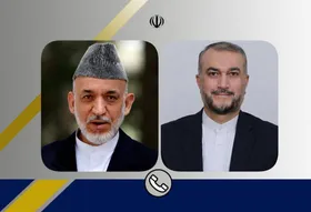 تماس تلفنی امیرعبداللهیان و حامد کرزی | رئیس جمهور سابق افغانستان عید فطر را تبریک گفت