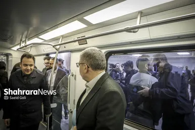 گزارش تصویری | بهره‌برداری از سکوی دوم خط ۳ متروی مشهد
