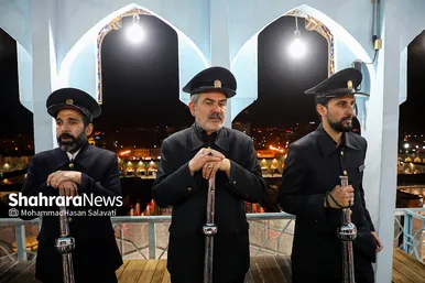 آیین سنتی نقاره نوازی سحرگاهی در حرم مطهر رضوی