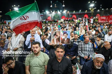 گزارش تصویری | آیین بزرگداشت چهلمین روز تشییع و تدفین تاریخی رهبر شهید انقلاب در مشهد