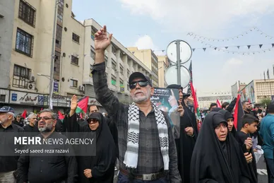 عکس‌هایی از مراسم تشییع پیکر شهید اسماعیل هنیه در تهران- ۲