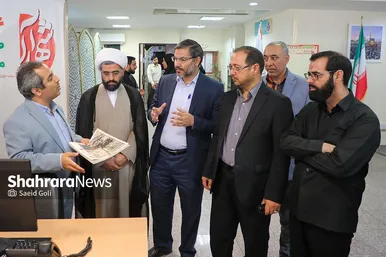 بازدید اعضای شورای اسلامی شهر مشهد از روزنامه شهرآرا