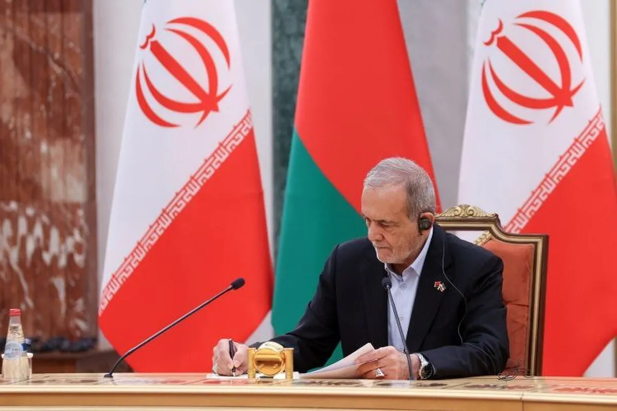 پزشکیان: توافقات میان ایران و بلاروس را شخصاً پیگیری خواهم کرد