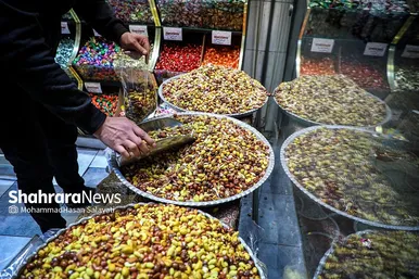 حال و هوای بازار مشهد در آستانه شب یلدا