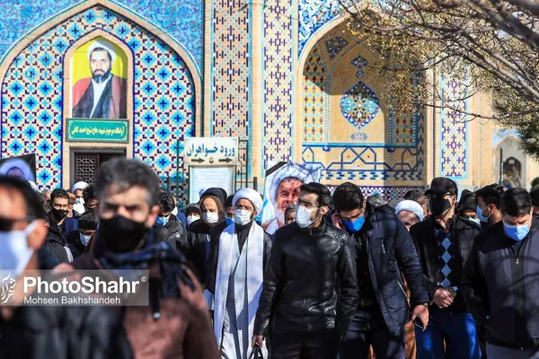 تشییع پیکر مرحوم «محمدحسن راستگو» در مشهد + تصاویر