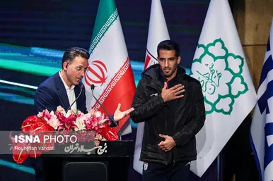 مراسم رونمایی از پیراهن تیم ملی فوتبال برای جام جهانی