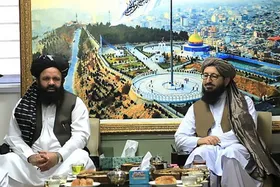 معاون وزیر کشور حکومت سرپرست افغانستان به سفارت کشورش در تهران رفت