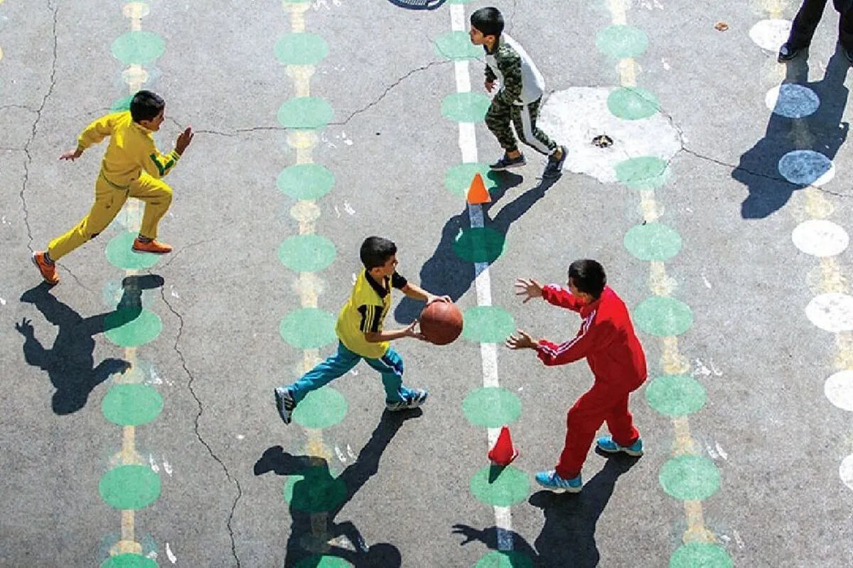 ورزش هر دانش‌آموز ایرانی در کمتر از نیم مترمربع