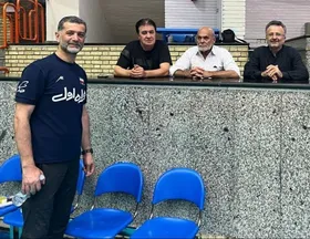 میهمانان ویژه تمرین تیم ملی| هاشم پور: خوشحالم جوانان والیبال ایران در جهان درخشیدند