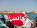 شنای ۳۰ شناگر جانباز در سالروز حمله آمریکا به هواپیمای مسافربری ایرانی + تصاویر