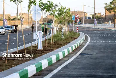 آیین بازگشایی و افتتاح بلوار بصیرت
