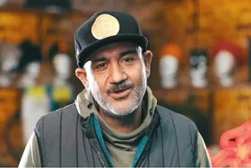 ویدئو | سقوط مهران غفوریان از بالای دکور یک برنامه شبکه نمایش خانگی