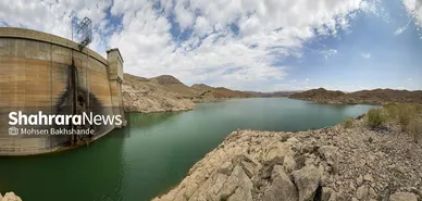گزارش تصویری | زخم تشنگی بر پیکر سد کارده