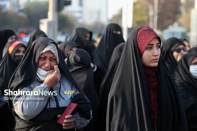 تشییع پیکر شهید مدافع امنیت «حسن براتی» در مشهد