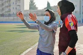 تمرین بانوان داور خراسانی با سامانه رادیویی