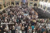 تجمع بزرگ حوزویان خراسان در حمایت از جبهه مقاومت و اعتراض به جنایات رژیم اشغالگر قدس