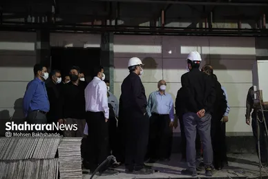 بازدید اعضای شورای اسلامی شهر مشهد از خطوط قطار شهری مشهد