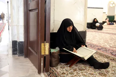 ترتیل خوانی قرآن کریم در مسجد گوهرشاد حرم مطهر رضوی