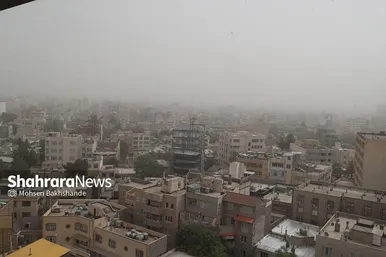 آلودگی شدید هوا در مشهد(۲۷ تیرماه ۱۴۰۲)