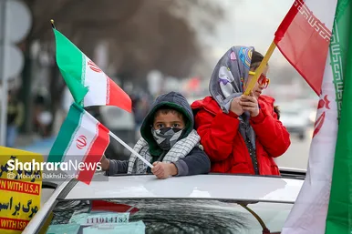 راهپیمایی خودرویی ۲۲ بهمن در مشهد - ۲