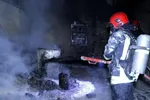 مهار آتش‌سوزی کارخانه ایزوگام در جاده مشهد کلات