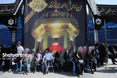 مراسم استقبال کاروان پیاده انصار الحسین (ع)