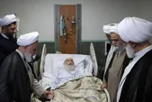 نمایندگان رهبر معظم انقلاب از آیت‌الله نوری همدانی عیادت کردند (۱۵ مهر ۱۴۰۵)