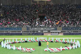 جشن قرآنی مشهدی&zwnj;ها در ورزشگاه امام رضا (ع) برگزار شد