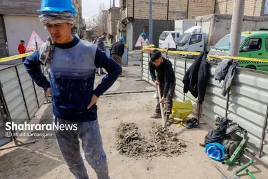 گزارش تصویری | مراسم کلنگ‌زنی اجرای طرح اگو در محلات مهرآباد و طرحچی مشهد (۱۸ اسفند ۱۴۰۳)