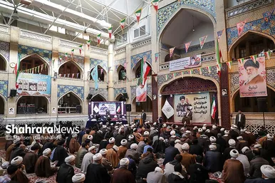 گزارش تصویری | اجتماع حوزویان در دفاع از ولایت در مشهد