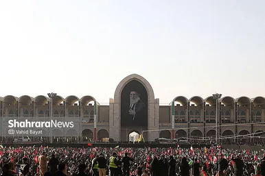 گزارش تصویری | مصلای تهران و حضور پرشور مردم در مراسم وداع با آقای شهید ایران ۲