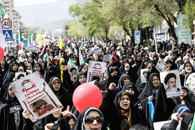 راهپیمایی روز قدس در مشهد(2)