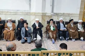 برگزاری مراسم ترحیم مادر &laquo;سید حسن نصرالله&raquo; در حرم حضرت معصومه (س)
